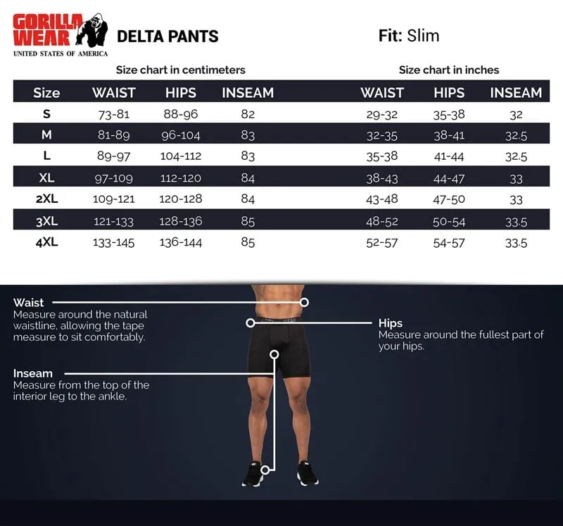DELTA PANTS  GRAY  2XL