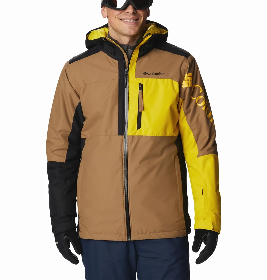Ski Jas Men Columbia Timberturner II Jacket Delta Black Laser Lemon