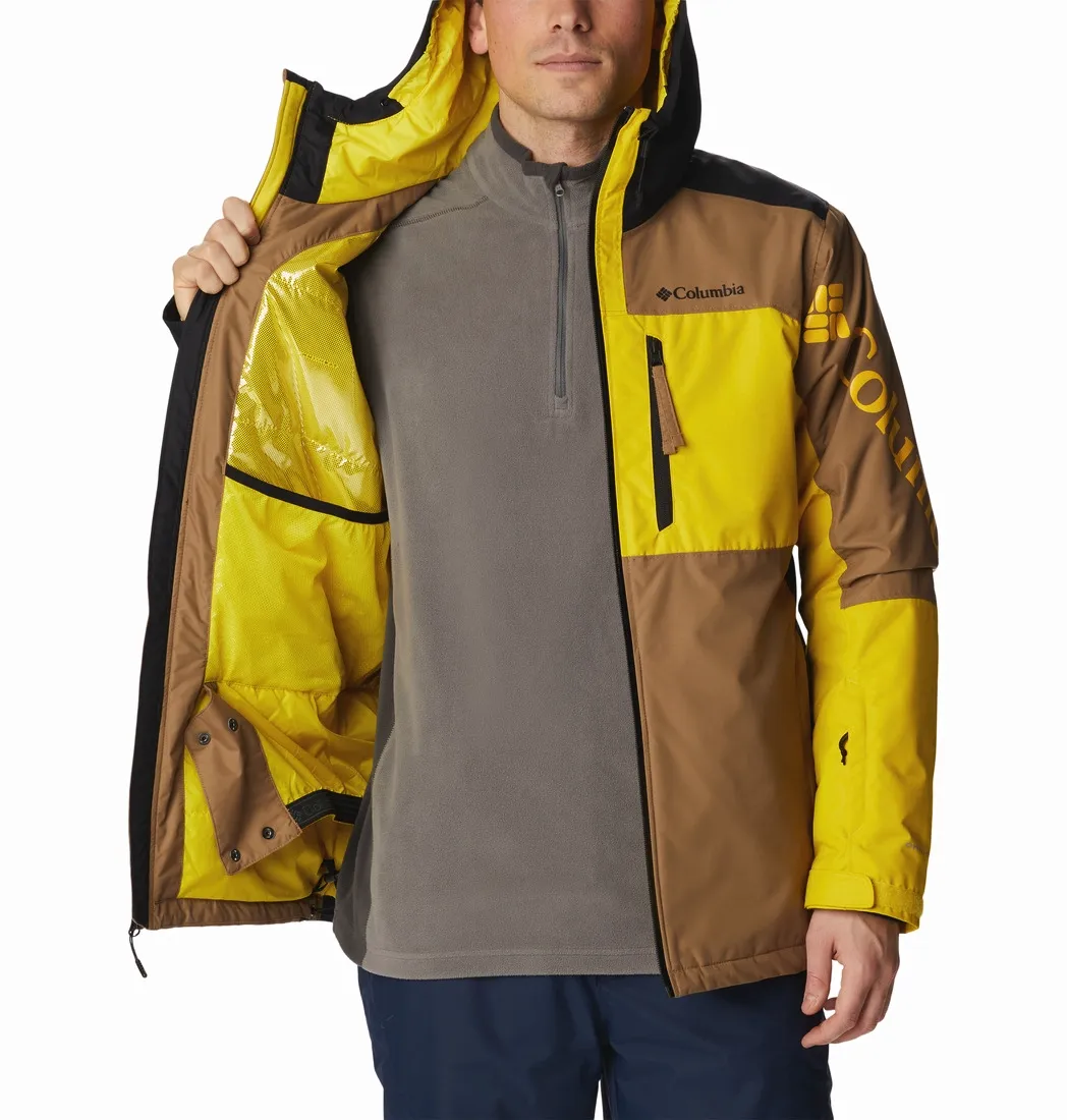 Ski Jas Men Columbia Timberturner II Jacket Delta Black Laser Lemon