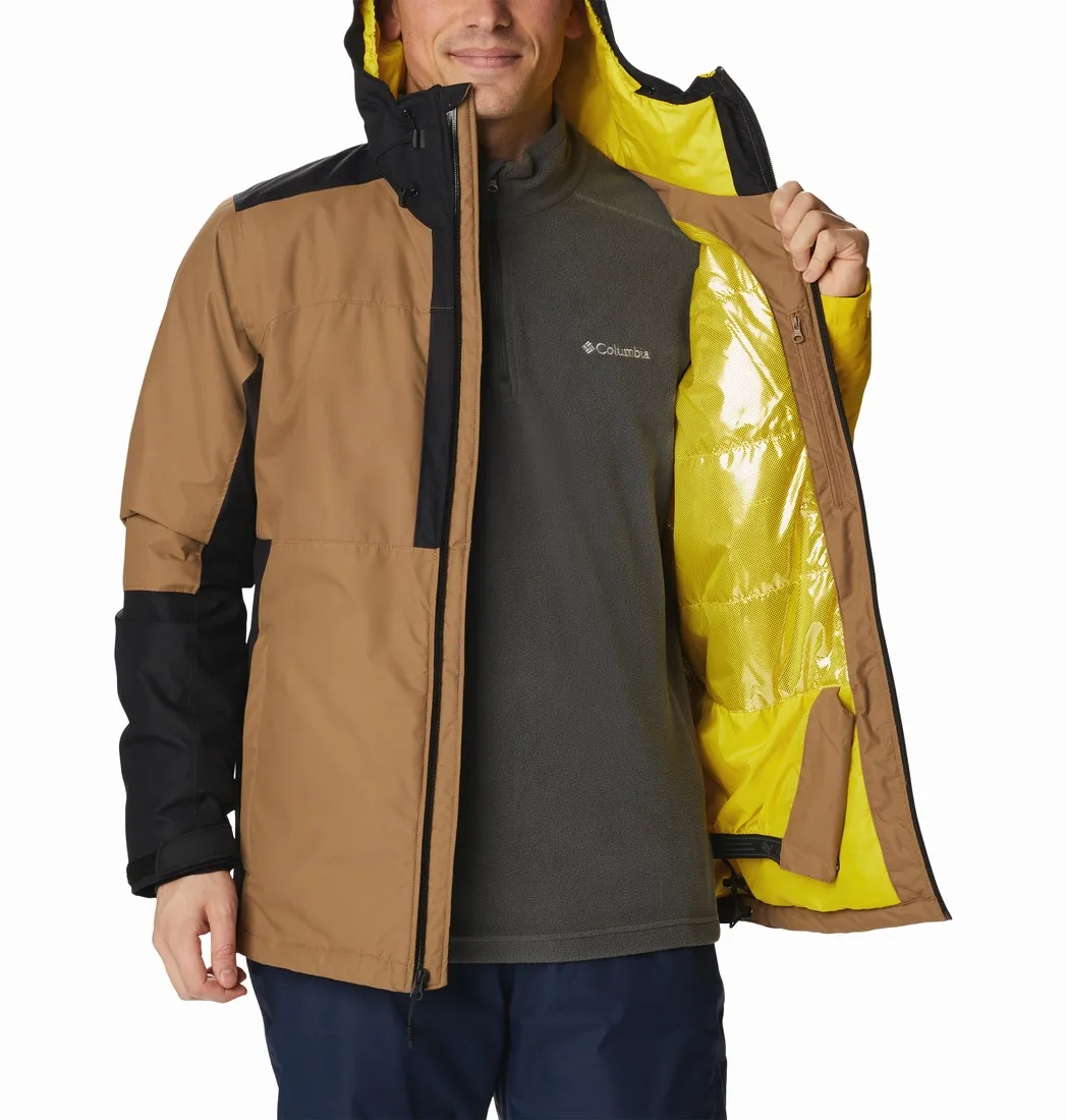 Ski Jas Men Columbia Timberturner II Jacket Delta Black Laser Lemon