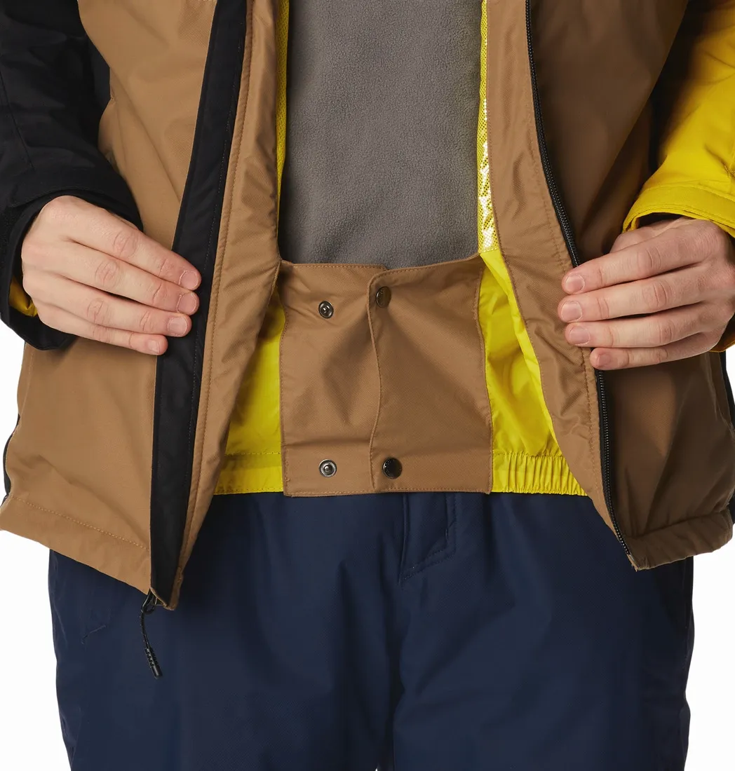 Ski Jas Men Columbia Timberturner II Jacket Delta Black Laser Lemon