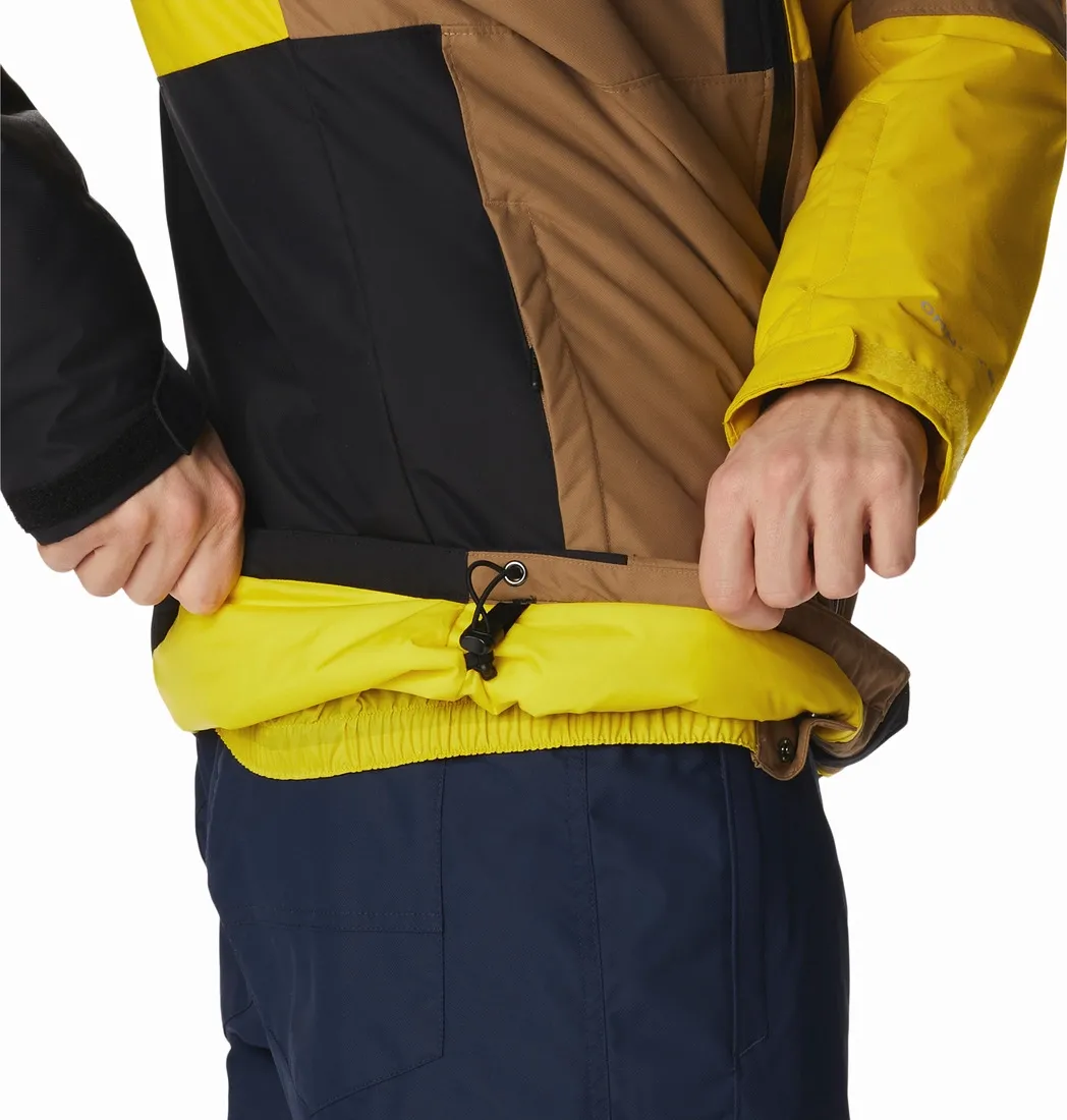 Ski Jas Men Columbia Timberturner II Jacket Delta Black Laser Lemon