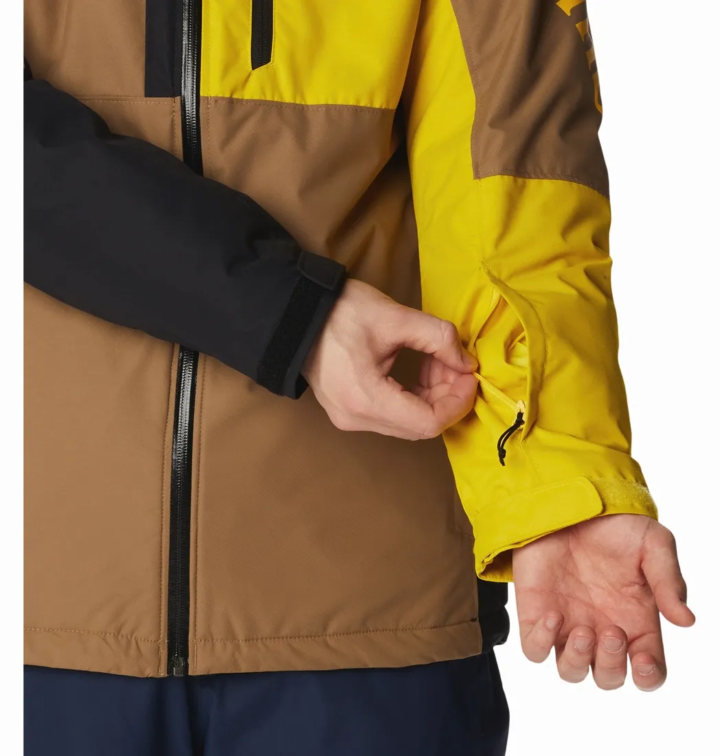 Ski Jas Men Columbia Timberturner II Jacket Delta Black Laser Lemon